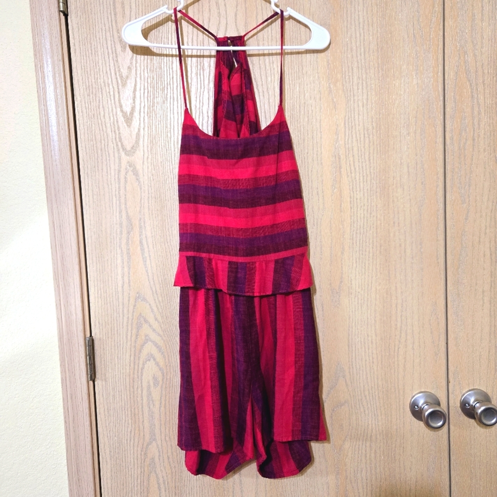 Anthropologie Amadi Linen Romper.Retail$128 ptp 18" (stretch) - Picture 3 of 7